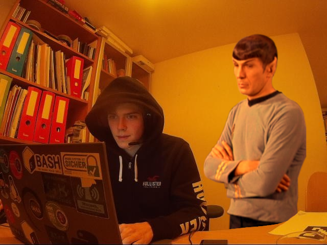 Processed frames from opencv